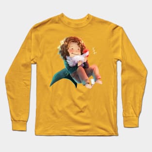 8th and a chicken Long Sleeve T-Shirt